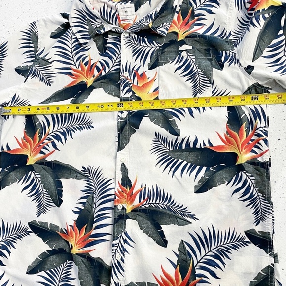 QUIKSILVER Poolslider Button Down Shirt Mens XXL Tropical Print Regular Fit - Picture 6 of 10